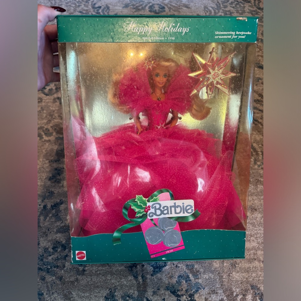 1990 Holiday Barbie.